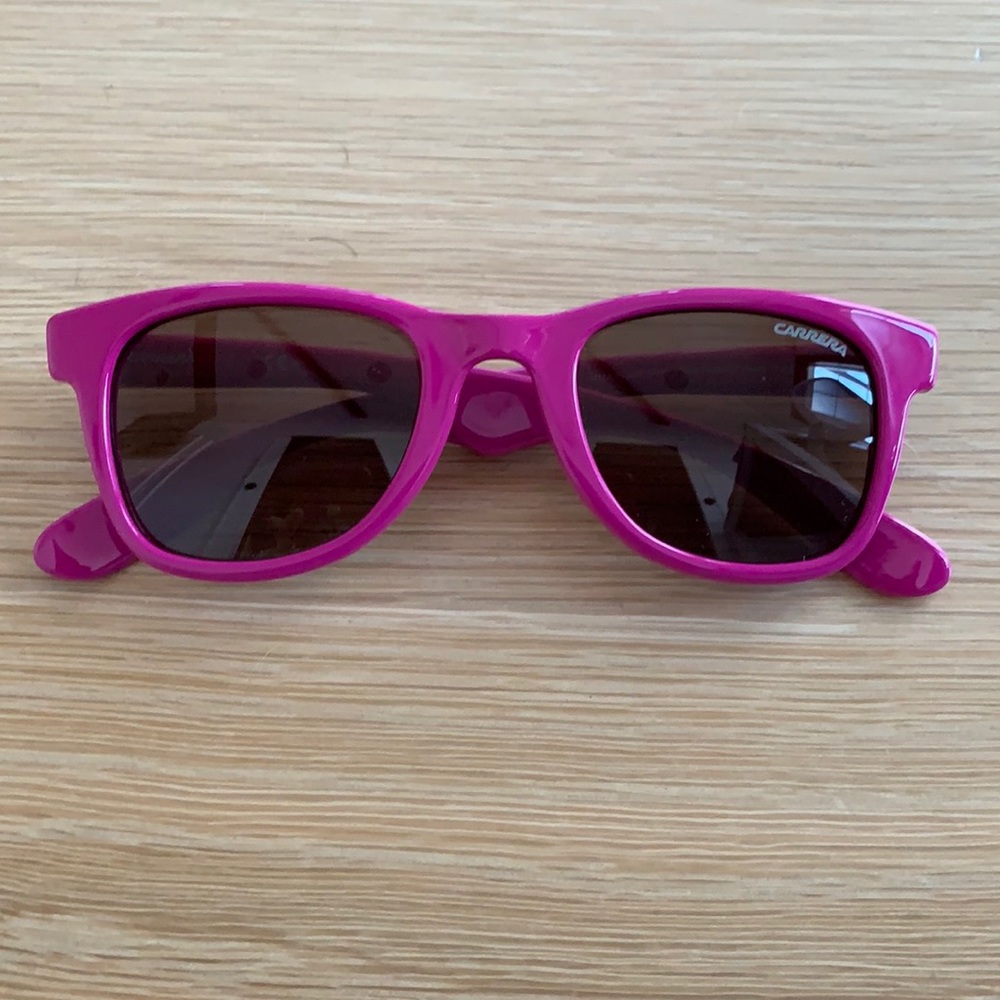 Carrera “Wayfarer” style purple sunglasses